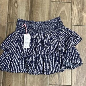 Vineyard Vines Blue and White Mini Skirt